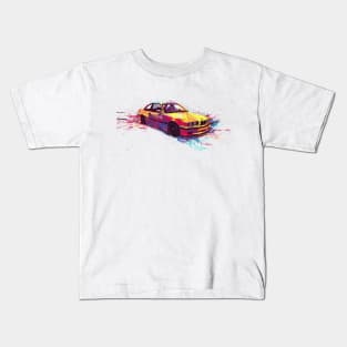 Watercolor BMW E36 Kids T-Shirt